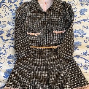 Little Girl Two Piece Jacket and Skirt